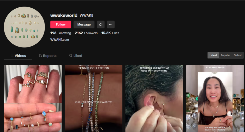 WWAKE TikTok profile