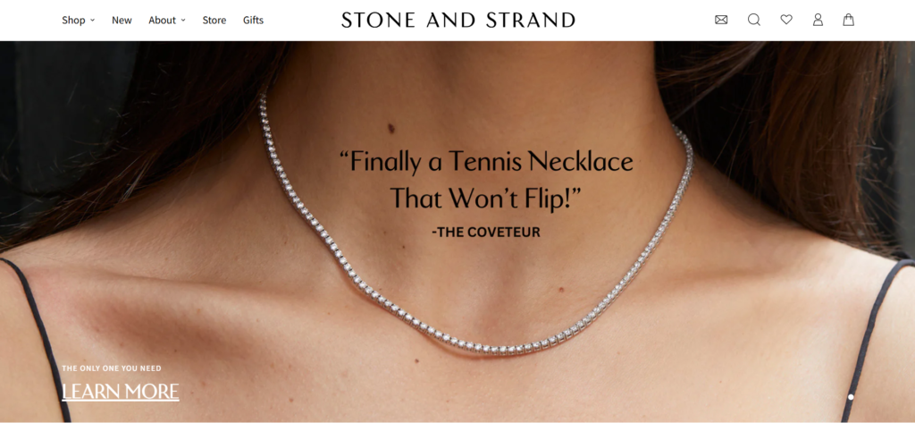 Stone and Strand Homepage