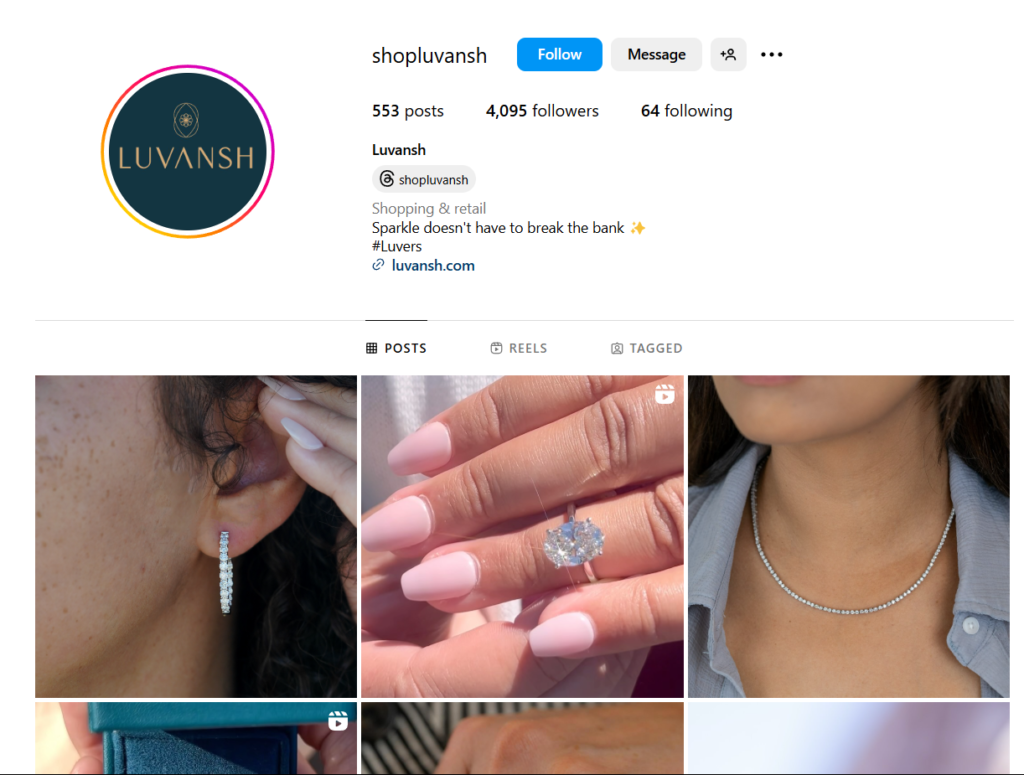 Luvansh Instagram Profile