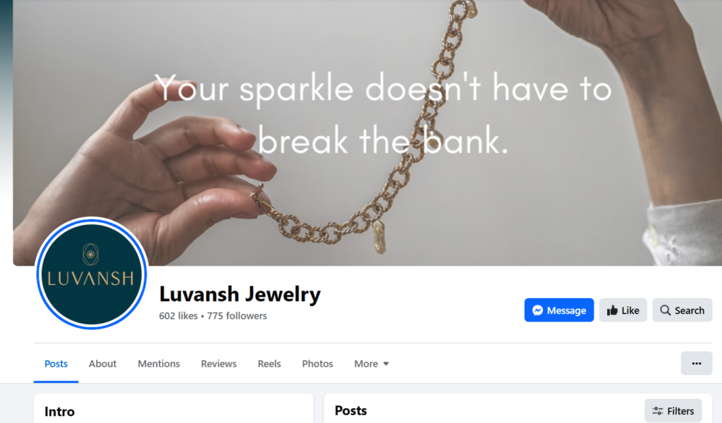 Luvansh facebook profile