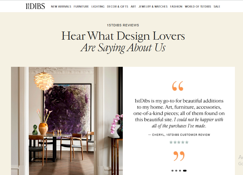 1stDibs Homepage Image