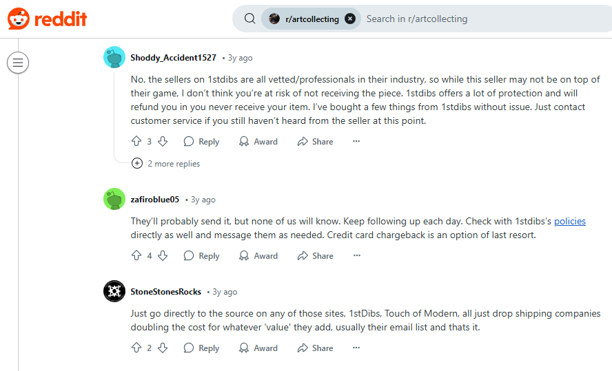 1stDibs Review On Reddit