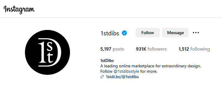 1stdibs Instagram Profile Image