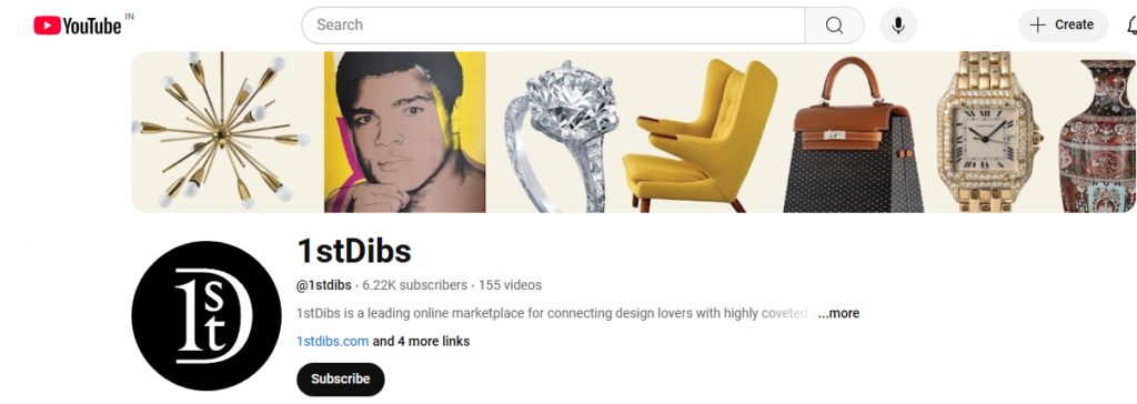 1stdibs YouTube Channel Image