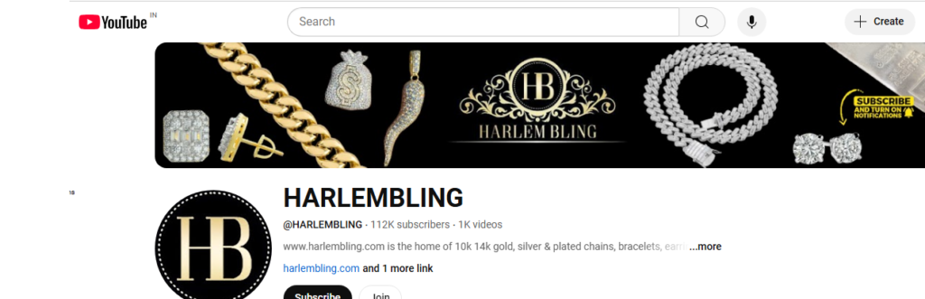 HarlemBling YouTube Channel Image