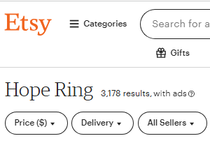 Hope Ring Review On Etsy
