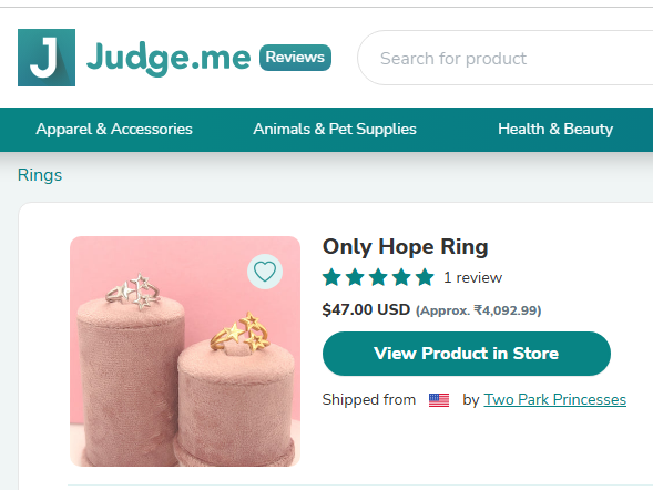 Hope Ring Review On Judge.me