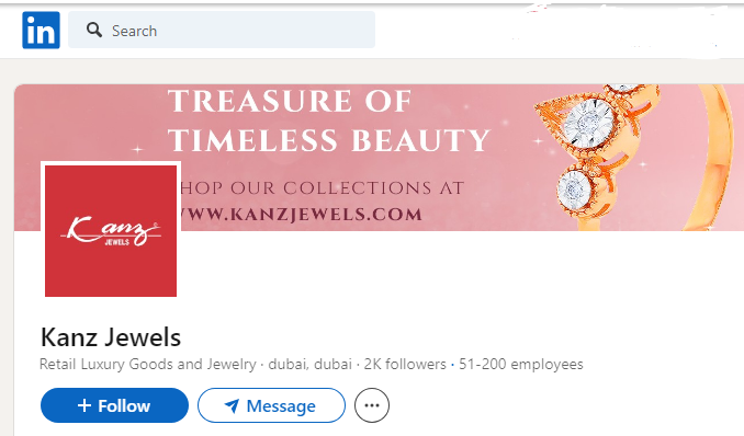 Kanz Jewels Review On LinkedIn