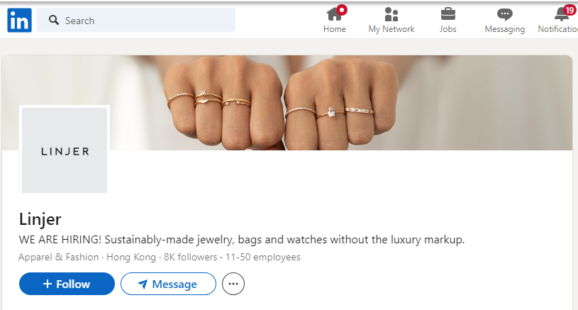 Linjer Review on Linkedin