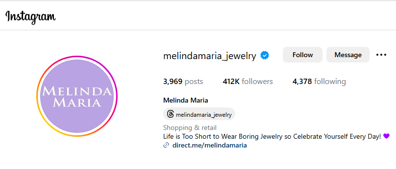 Melinda Maria Jewelry Review On Instagram