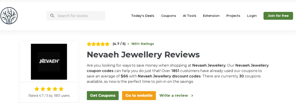 Nevaeh Jewelry Review On TerereTeam