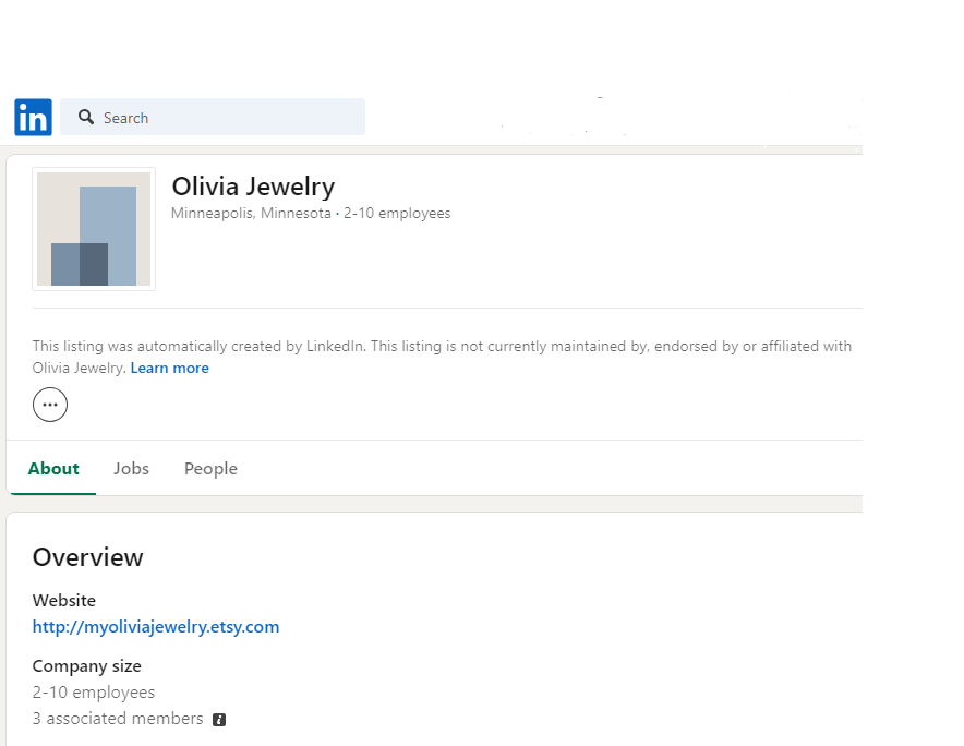 Olivia Jewelry Review On LinkedIn