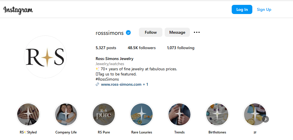 Ross Simons Review On Instagram