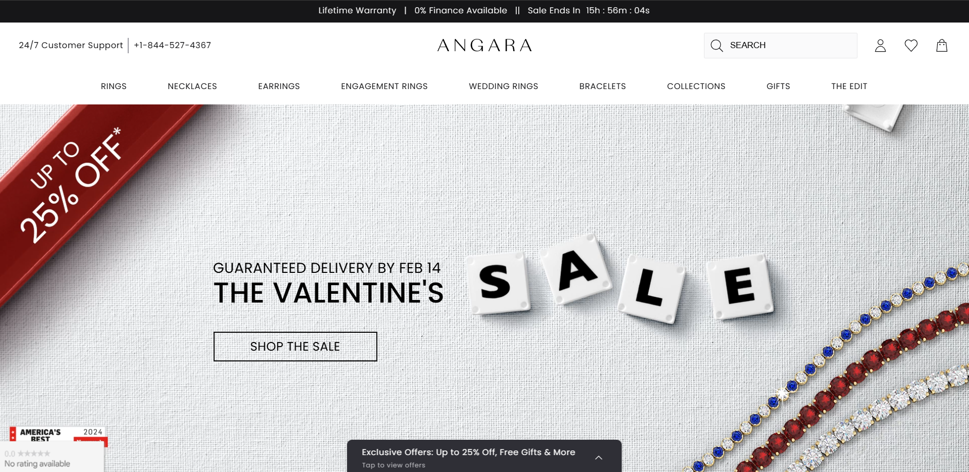 Angara homepage image