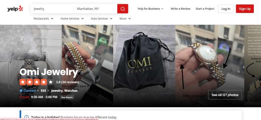 Omi Jewelry reviews on Yelp