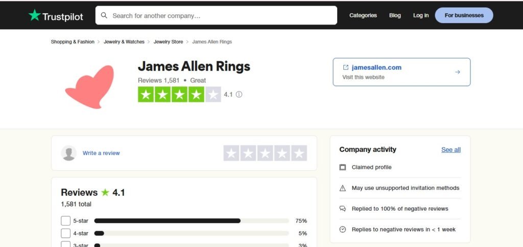James Allen Reviews on Trustpilot