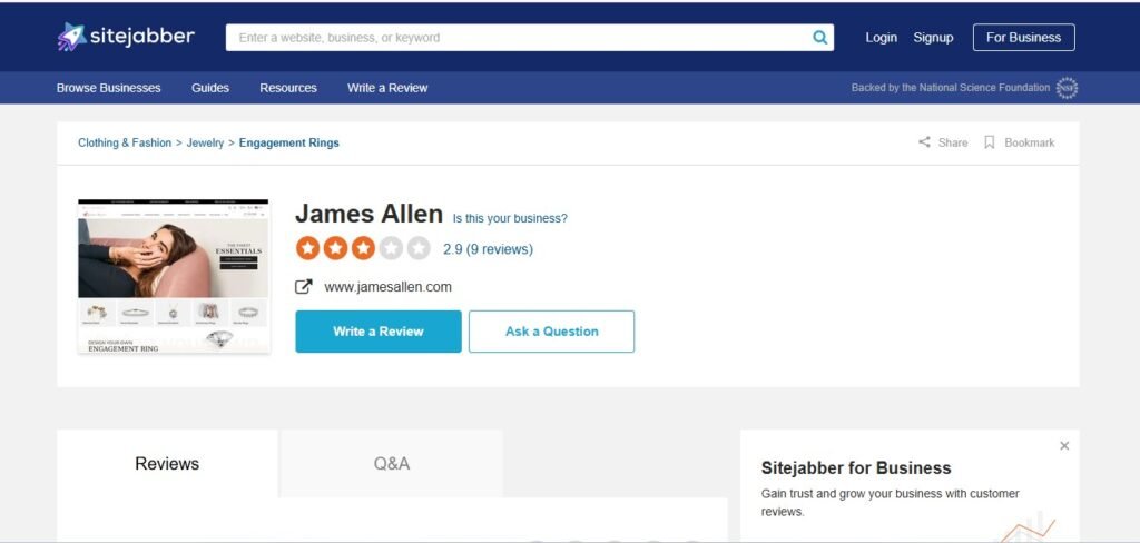 James Allen Reviews On Sitejabber