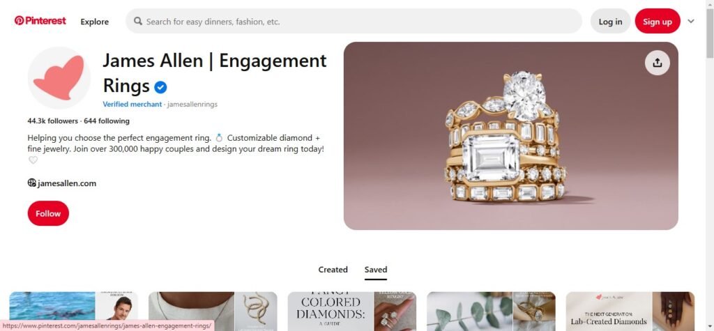 James Allen Pinterest Profile Image