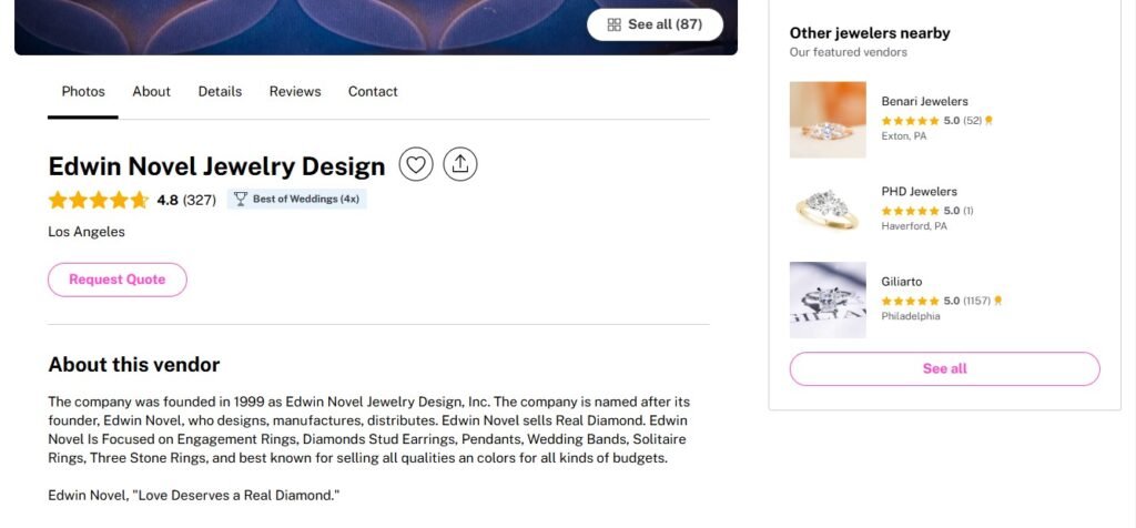 Edwin Novel Jewelry Reviews On Knot