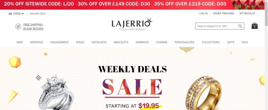 Lajerrio Homepage Image