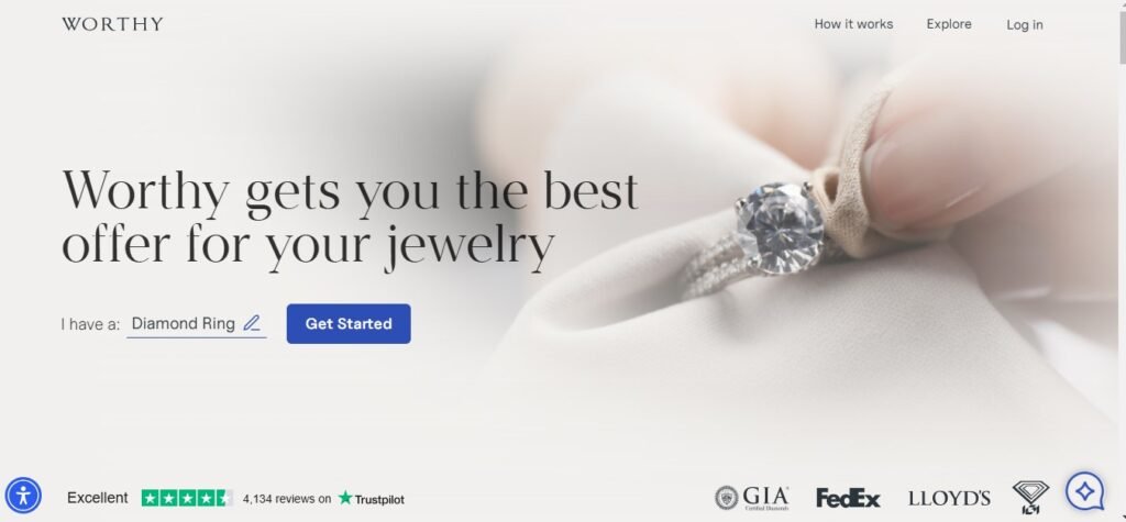 Worthy Jewelry Homepage Image