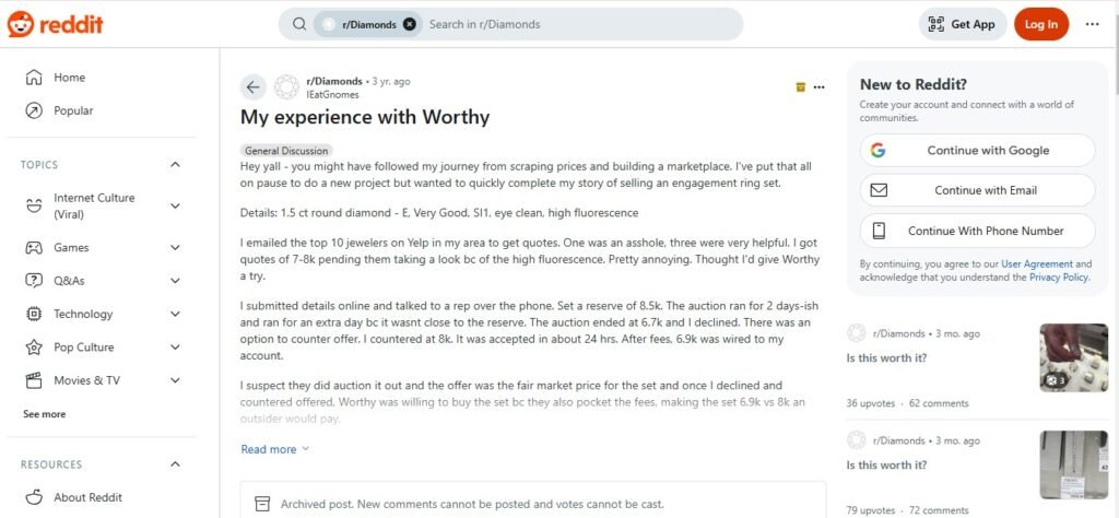 Worthy Reviews On Reddit