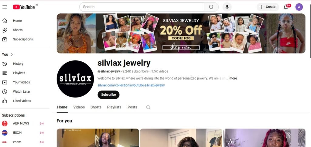 Silviax Youtube profile Image