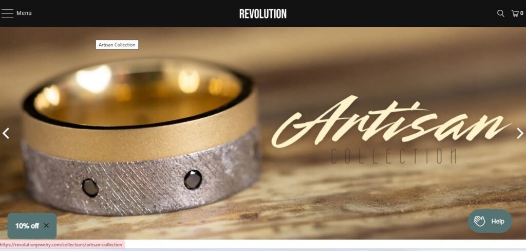 Revolution Jewelry Homepage Image