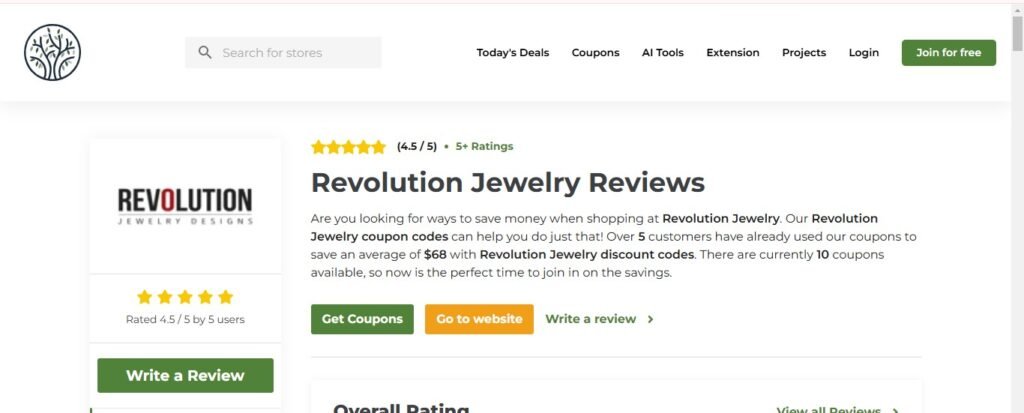 Revolution jewelry Reviews on TenereTeam