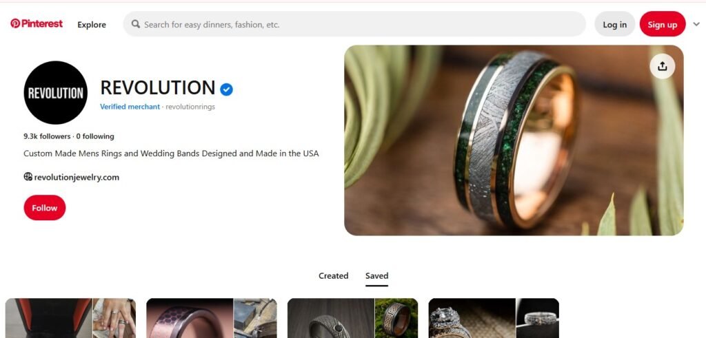 Revolution Jewelry Pinterest Profile Image