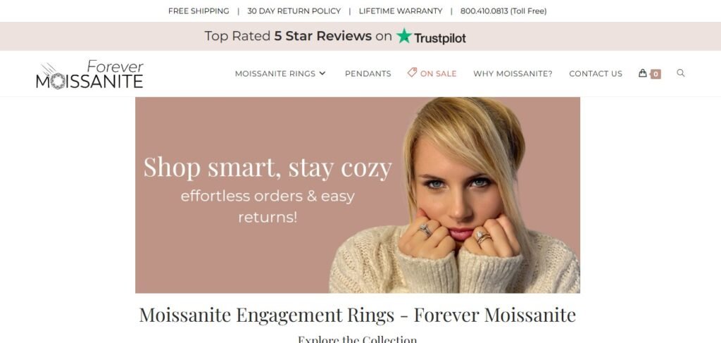 Forever Moissanite Homepage Image