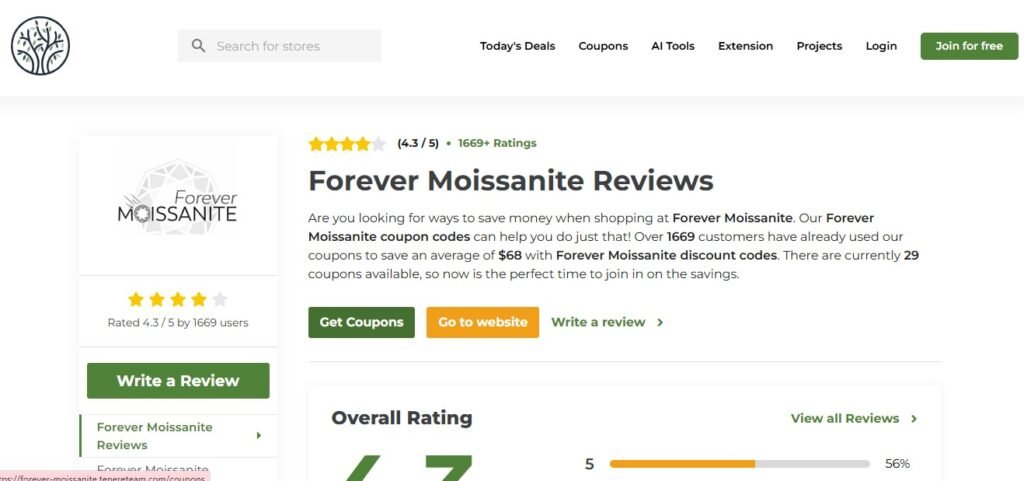 Forever Moissanite Reviews On TenereTeam