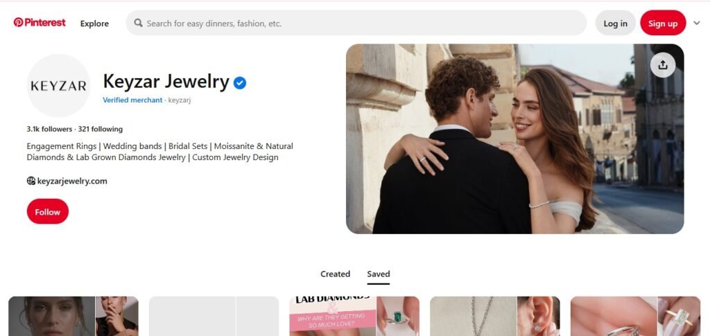 Keyzar Pinterest Profile Image