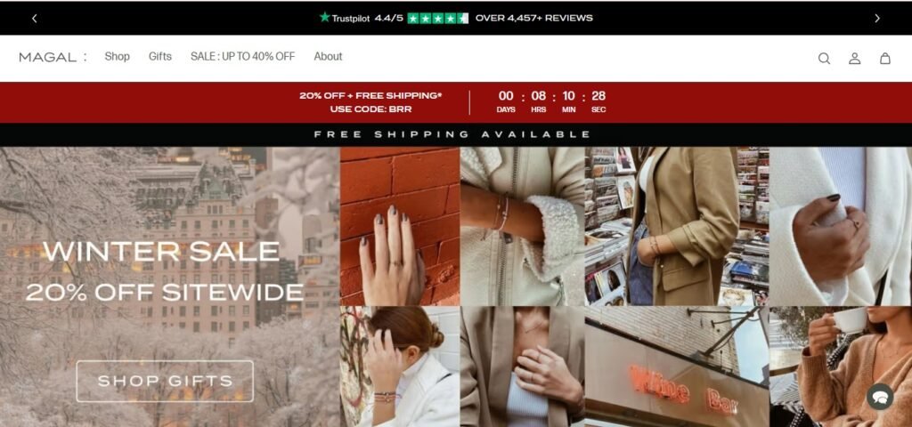Magal Jewelry Homepage Image