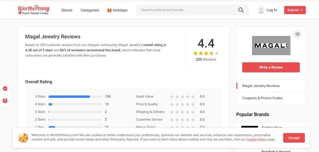 Magal Jewelry Reviews On worthepenny
