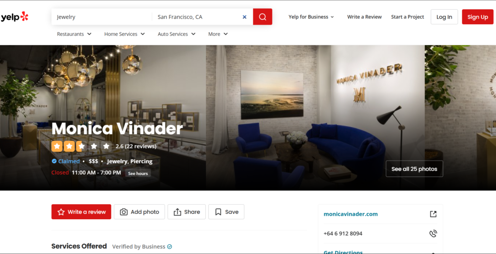 Monica Vinader Reviews on Yelp