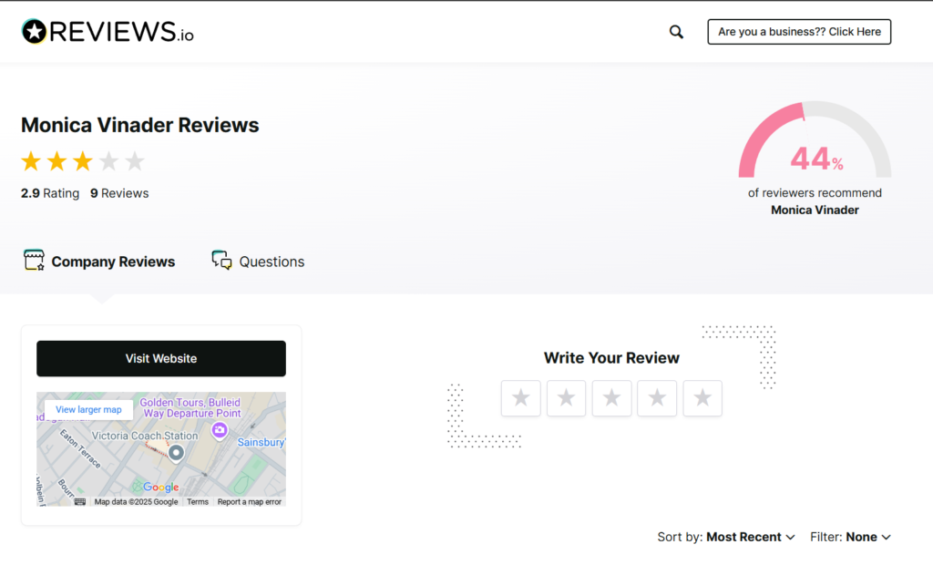 Monica Vinader Reviews on Reviews.io