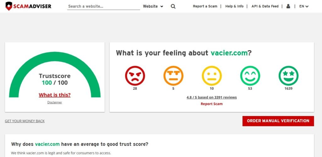 Vacier Jewelry Reviews On Scamadviser