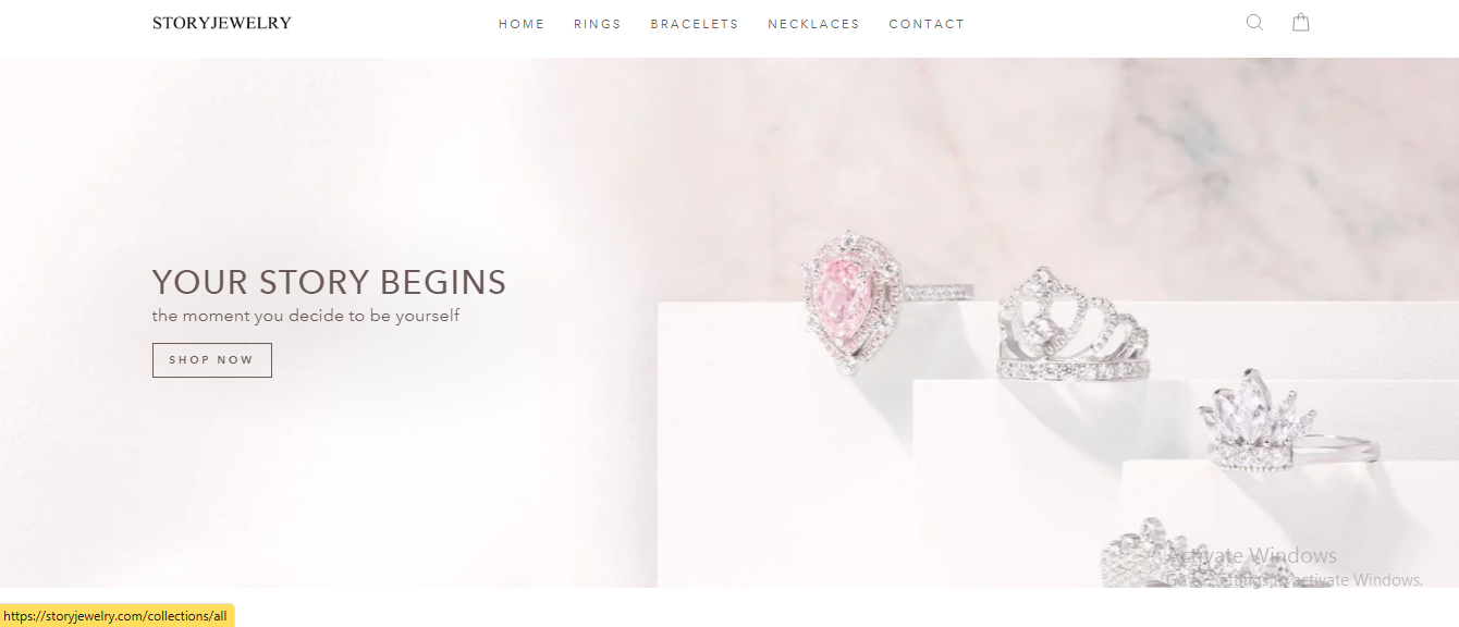 Story Jewellery Homepage image