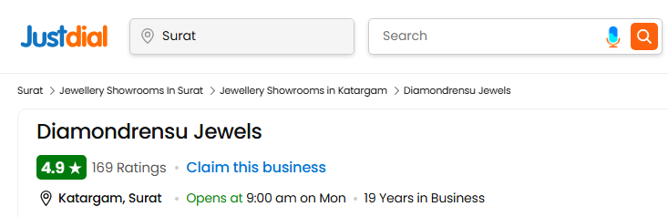Diamondrensu Review On Justdial