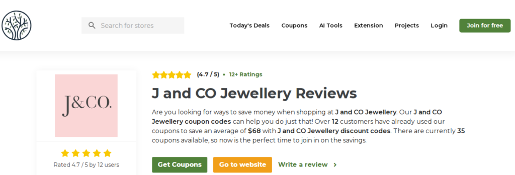 J&Co Jewelry Review On TenereTeam