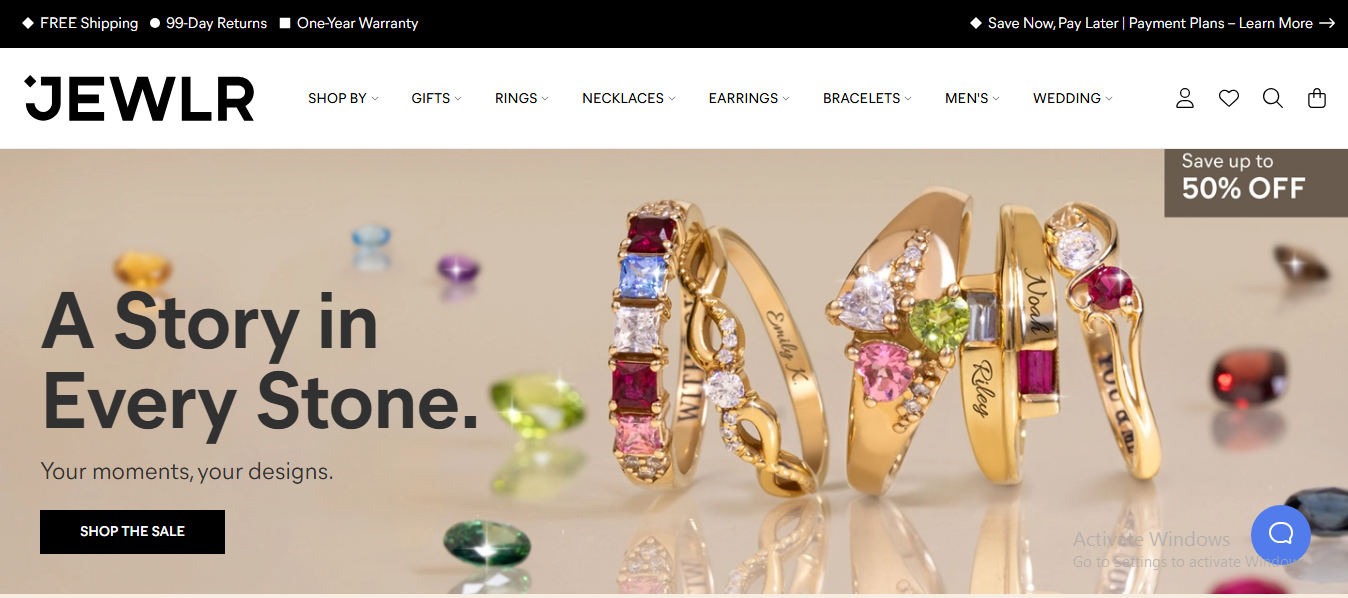 Jewlr Homepage