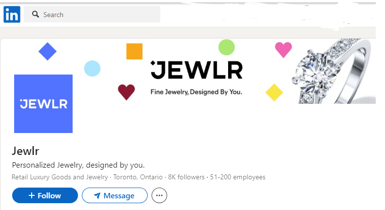 Jewlr LinkedIn Profile