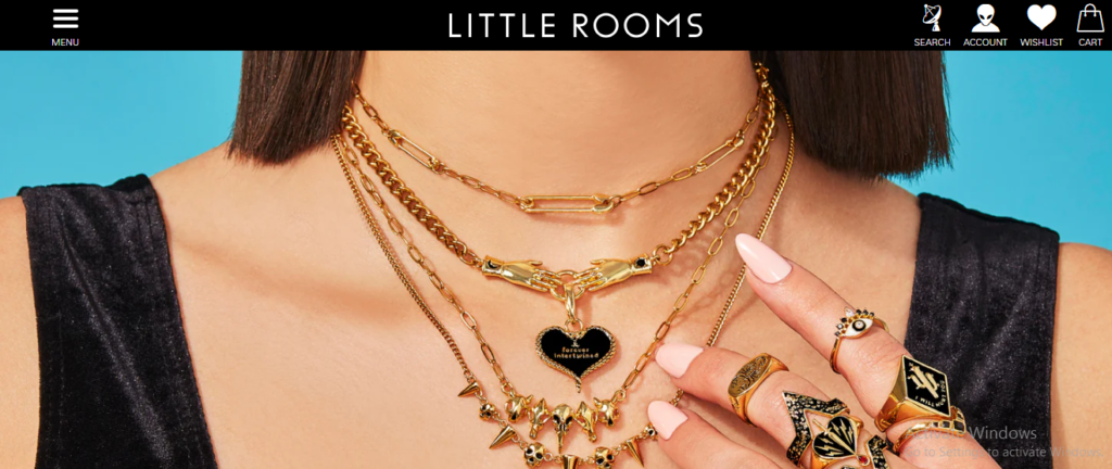 Little Room Website Homepage