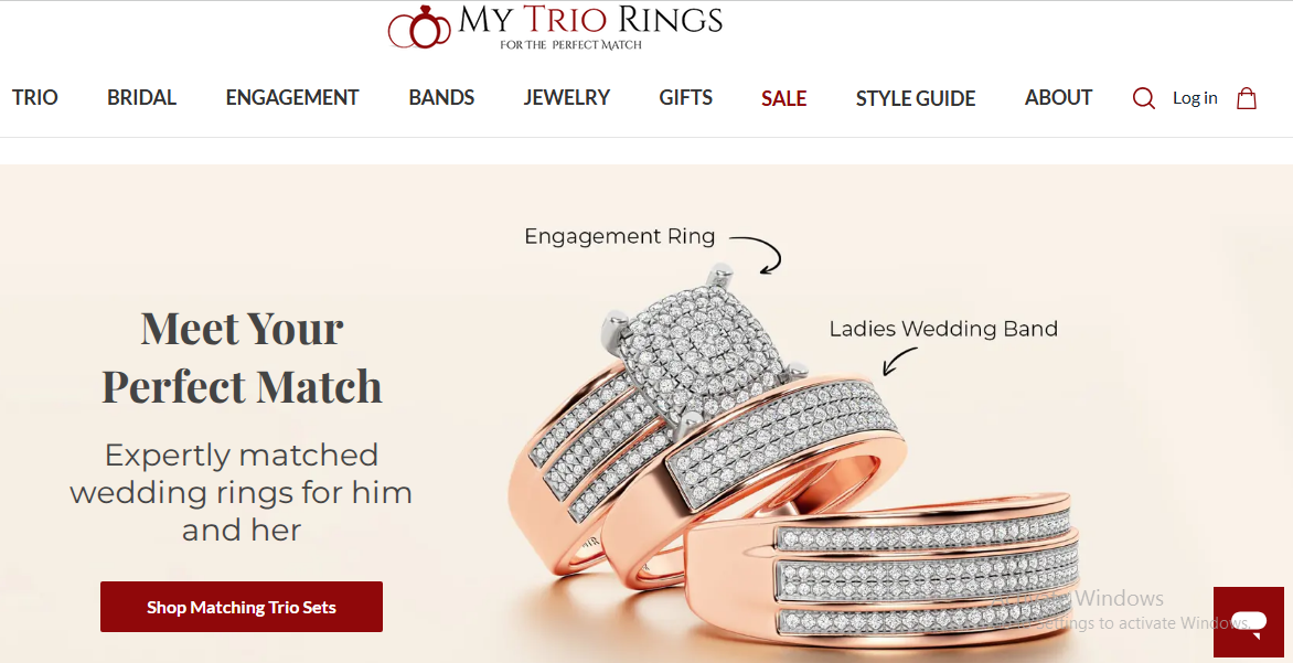 My Trio Rings Homepage