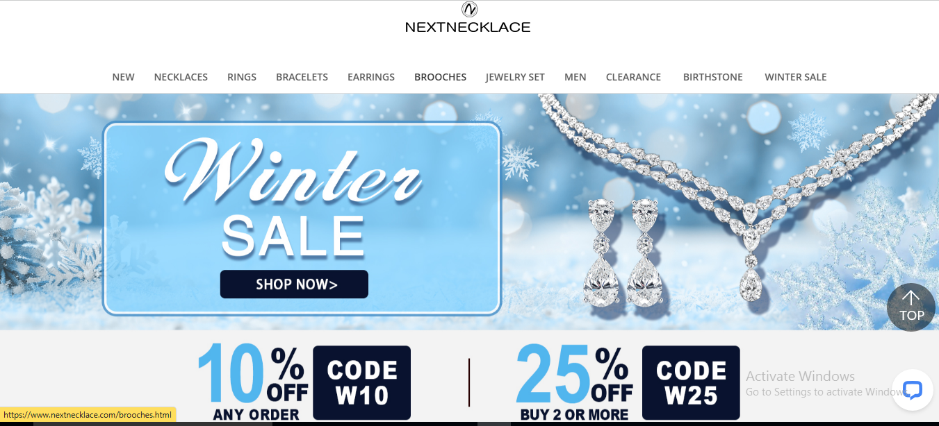 Next Necklace Homepage