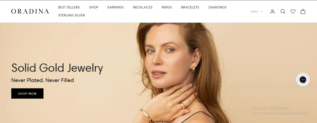 Oradina Homepage Image