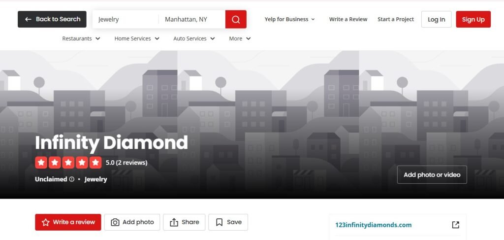 Infinity Diamond Jewellery Reviews on Yelp