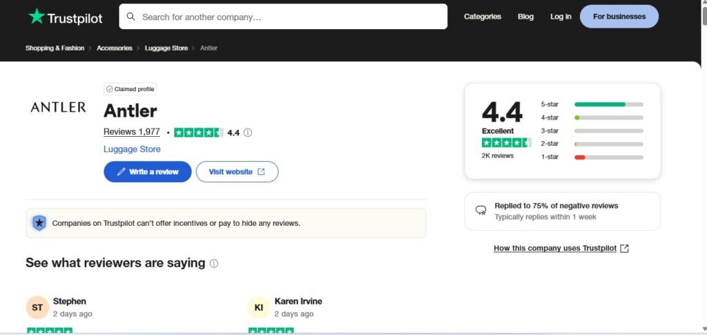 Antler Rings Reviews On trustpilot