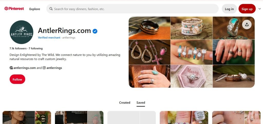 Antler Rings Pinterest Profile Image